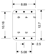 600 Line Art (Bottom View)