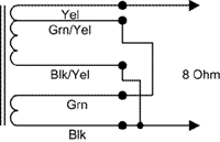 Secondary Schematic (8 Ohm)